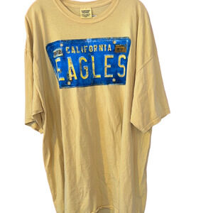 Comfort Colors Yellow and Blue Eagles Band 2013 Tour Double Sided XXL